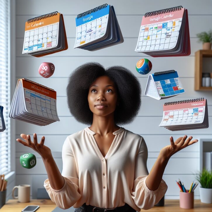 Person,Juggling,4,Calendars,Labeled,Outlook,,Google,,,Microsoft